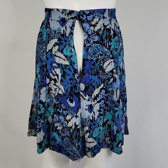 Vintage Gianni Mini Rayon Skirt Size 10 - Picture 6 of 9